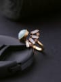 thumb Simple Stones Alloy Opening Statement Ring 2