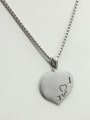 thumb Heart-shape Fashon Clavicle Necklace 0