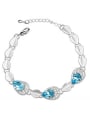 thumb Fashion austrian Crystals Water Drop Alloy Bracelet 3