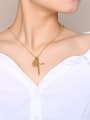 thumb Stainless Steel With Gold Plated Vintage Cross Necklaces 1