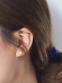 thumb Tiny Lotus Flower 925 Sterling Silver Stud Earrings 1