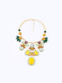 thumb Luxury Flower Alloy Necklace 0