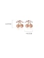 thumb 925 Sterling Silver With Rose Gold Plated Cute Friut  Cherry Stud Earrings 3