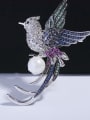 thumb Copper With Cubic Zirconia Classic Animal Phoenix Brooches 1