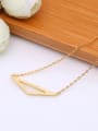 thumb Women Wooden Triangle Shaped Necklace 1