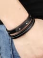 thumb Simple Two-band Artificial Leather Bracelet 1