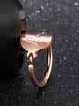 thumb Personalized LOVE Rose Gold Plated Titanium Ring 2