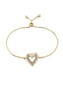 thumb Fashionable Heart  Shaped Accessories Adjustable Women Bracelet 4