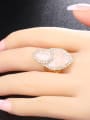 thumb Fashion Shell Pink Crystals White Rhinestones Alloy Three Pieces Jewelry Set 1