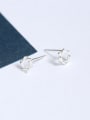 thumb Tiny Hollow Six-pointed Star Stud Earrings 1