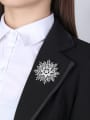 thumb AAA zircon snowflake new lady Brooch gift 1