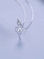 thumb Fresh Flower Shaped Zircon Pendant 2