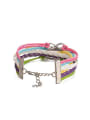 thumb Multi-layers Artificial Leather Ropes Bracelet 3