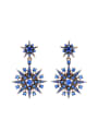 thumb Color Sparking Star Drop Chandelier earring 0