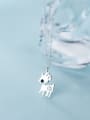 thumb 925 Sterling Silver With Silver Plated Simplistic Plum Deer Necklaces 2