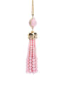 thumb Long Tassel Stones weater Necklace 0