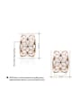 thumb All-match Rose Gold Plated Austria Crystal Two Pieces Jewelry Set 2