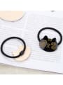 thumb Rubber Band With Cellulose Acetate Cute Cat Children Hair Ropes 1
