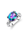 thumb Fashion Colorful Zircon Women Ring 0