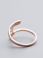 thumb Personality Rose Gold Plated Star Shaped Enamel Ring 1