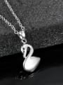 thumb Simple Little Swan 925 Sterling Silver Pendant 1