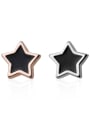 thumb 925 Sterling Silver With Acrylic  Cute Star Stud Earrings 4