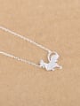 thumb Personalized Tiny Rooster Silver Necklace 3