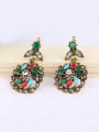 thumb Bohemia Ethnic style Colorful Marquise Resin stones Alloy Three Pieces Jewelry Set 2