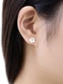 thumb Simple Flowery Stud cuff earring 1