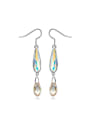 thumb Fashion Shiny austrian Crystals Copper Earrings 0