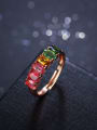 thumb Multi-color Gemstones Multistone ring 0