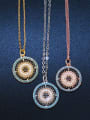 thumb Copper With Cubic Zirconia Trendy Round Necklaces 0