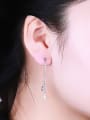 thumb Women Star Shaped Zircon threader earring 1