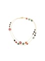 thumb Colorful Simple Long Alloy Necklace 0