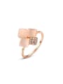 thumb Elegant Square Shaped Opal Women Ring 0