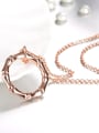 thumb Rose Gold Simply Style Necklace 1