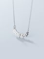 thumb 925 Sterling Silver With Gold Plated Simplistic Geometric Necklaces 3