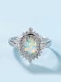 thumb 2018 Oval Opal Stone Engagement Ring 0