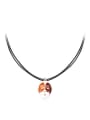 thumb Personality Mask Shaped Artificial Pearl Necklace 0