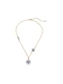 thumb Simple Double Stars Women Necklace 0