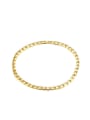 thumb Luxury Gold Plated Geometric Shaped Magnet Titanium Necklace 0