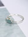thumb Simple Tiny Dolphin 925 Silver Women Ring 1