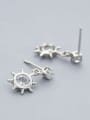 thumb Women Sun Flower Shaped drop earring 3