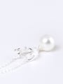 thumb Fashion 925 Silver White Shell Pearl Deer Antlers Necklace 2