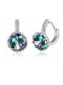 thumb Classic Colorful Glass Beads Clip On Earrings 0