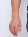 thumb Adjustable Exquisite Rose Gold Plated Geometric Shaped Bracelet 1