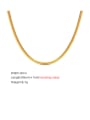 thumb Stainless Steel With Gold Plated Simplistic Chain 1