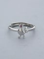 thumb Personalized Zodiac Rooster 925 Silver Opening Ring 0