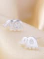 thumb Lovely Small Matt Elephant Stud Earrings 1