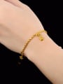 thumb Creative Star Shaped Gold Plated Women Copper Bracelet 2